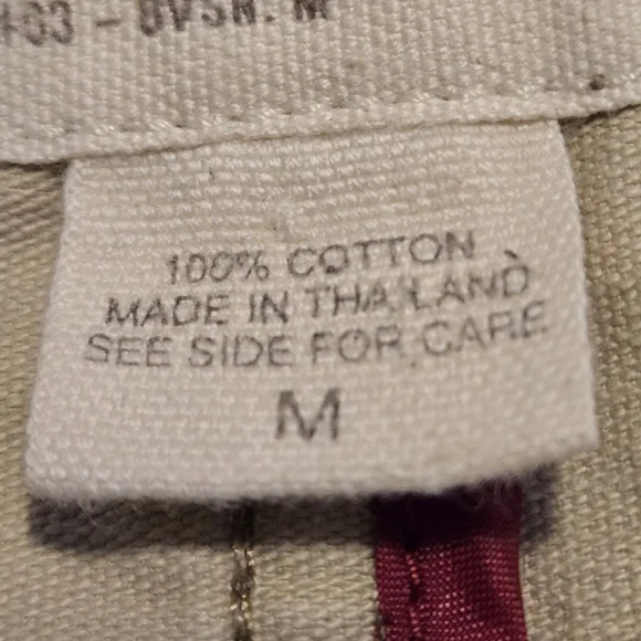 Eddie Bauer Women's M Beige Tan 100% Baumwolle (Cotton) Field Jacket Button Up - Picture 6 of 16